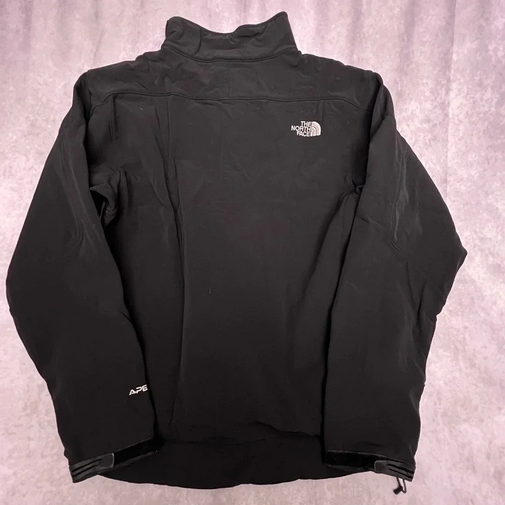 The North Face Apex Bionic Jacket Mens Large Black Good Windproof Softshell